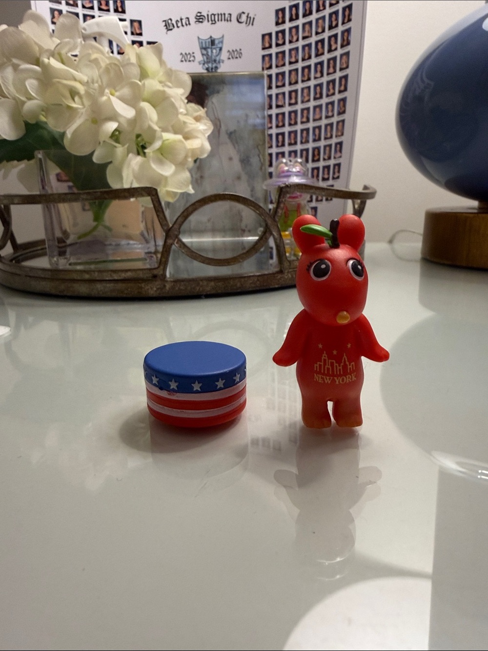 Robby Sony Angle - Red New York Kids Figure Toy with Blue Star Drum